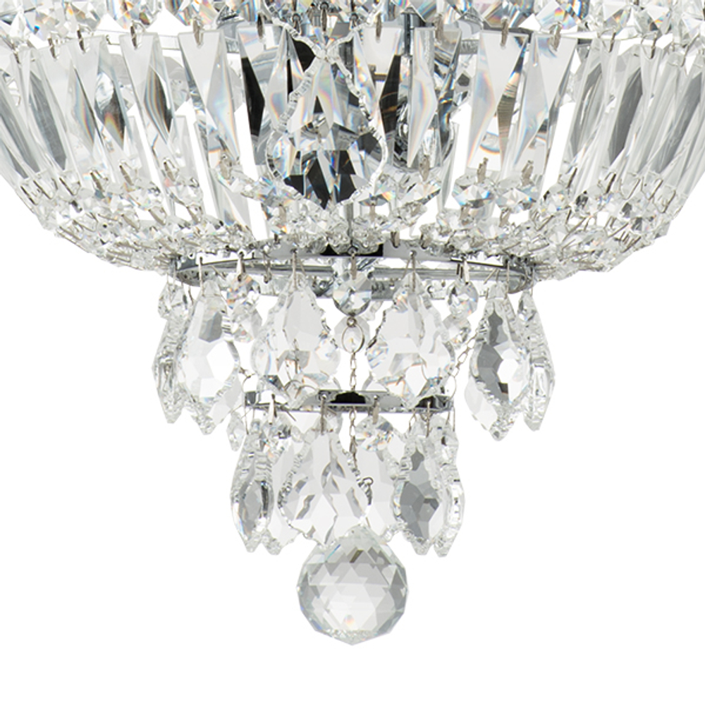 700164 Люстра подвесная CLASSIC 16х60W E14 ХРОМ