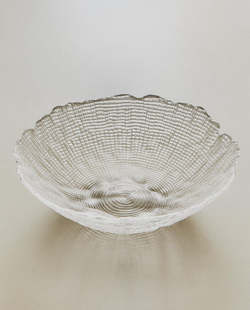 Zara Home блюдо сервировочное из стекла, цвет прозрачный, 27.5 см