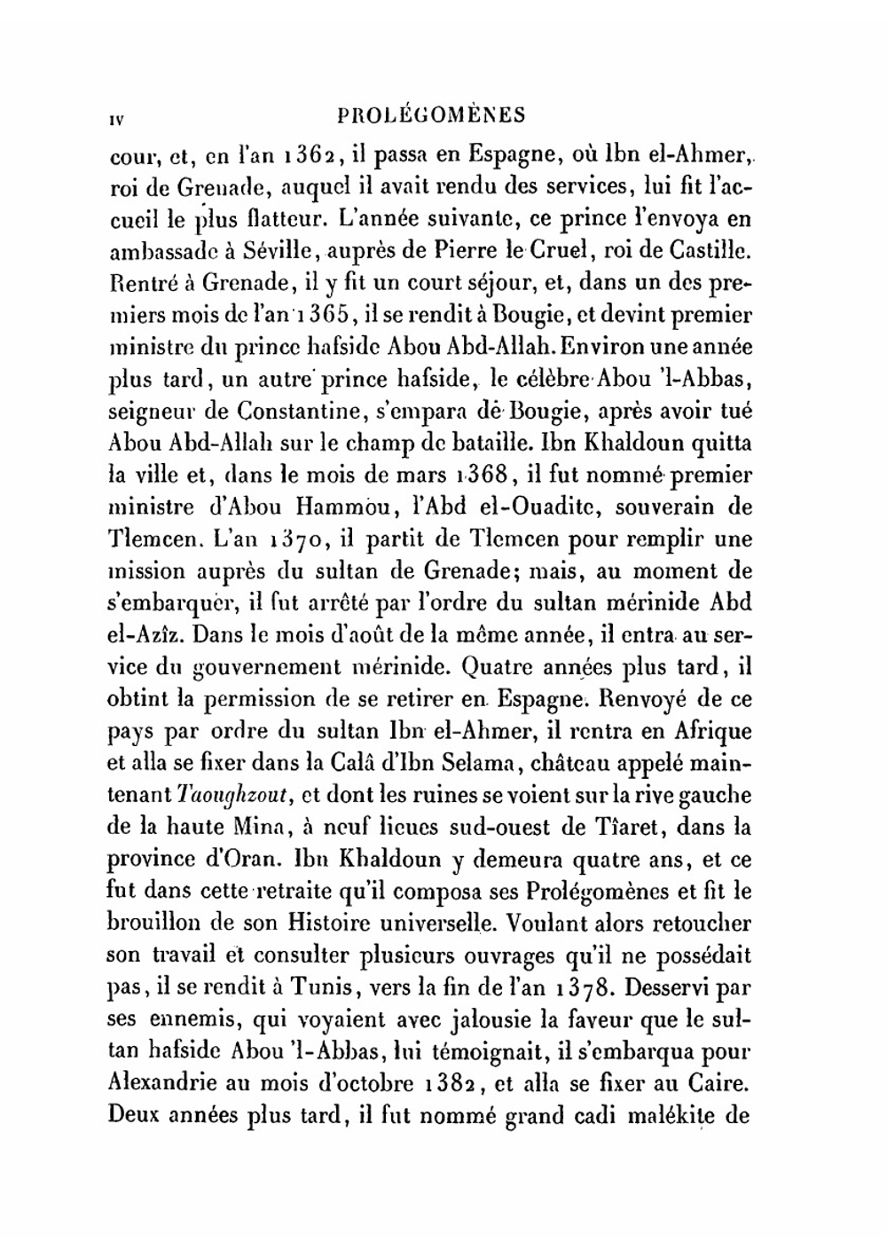 Les prolégomènes d'Ibn Khaldoun. Volume 1 | Abd al-Ramn ibn Muammad