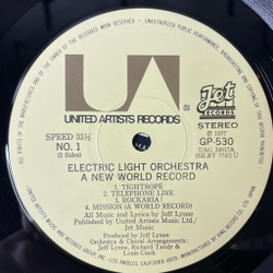 Винтажная виниловая пластинка LP Electric Light Orchestra A New World Record (Japan 1977) (No Obi)