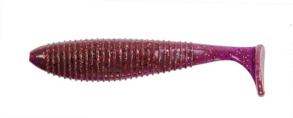 Виброхвосты съедобные LJ Pro Series JOCO SHAKER 3.5in (8,89 см), цв. F13, 4 шт.