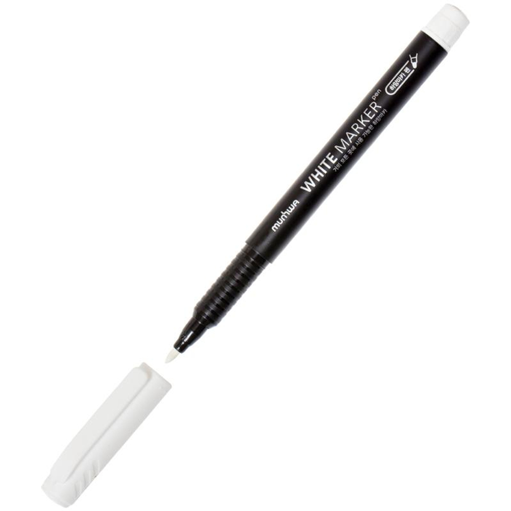 Маркер меловой белый 3мм, спиртовая основа "Chalk Marker" (MunHwa)