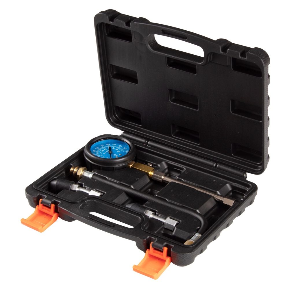 AFFIX (AF12010521C) Компрессометр бензиновый, 0-21 атм, кейс, 5 предметов