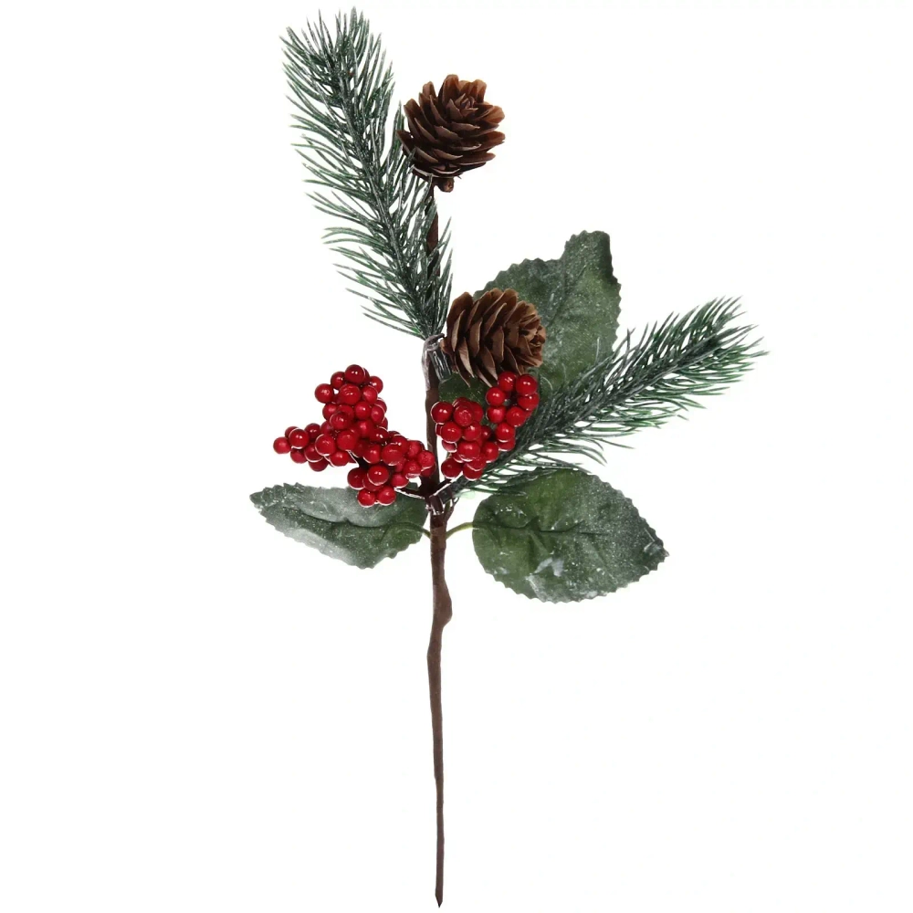 Ветка хвойная «Лесная нежность», 26 см