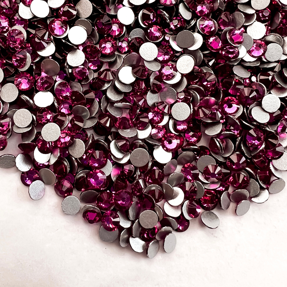 Стразы CR Fuchsia SS16 Фуксия холодной фиксации