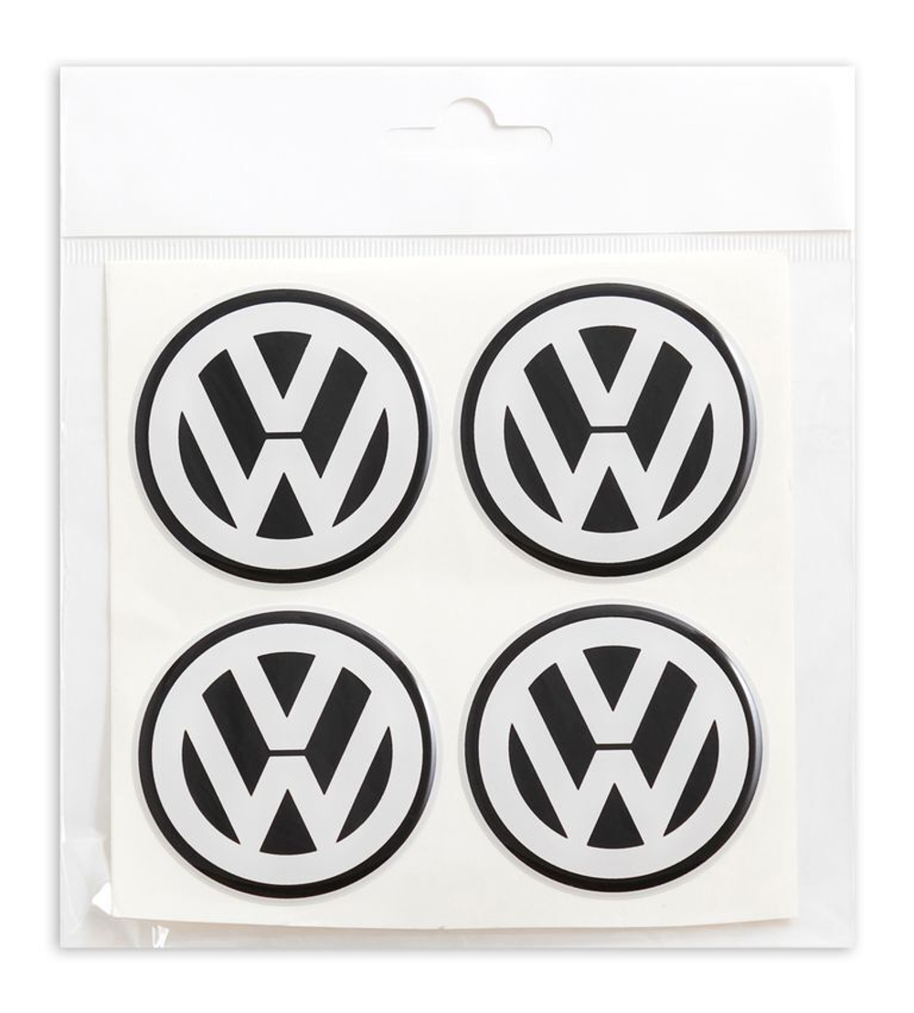 Наклейки на колпак СИЛИКОН 55мм VW 4пр KOTA