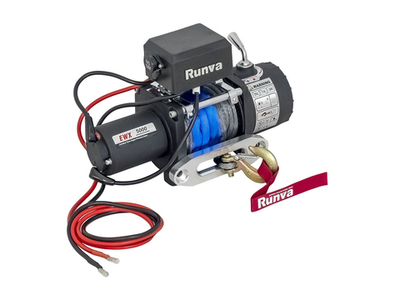 Лебёдка автомобильная электрическая 12V Runva EWX5000SR 2268 кг (синтетический трос)