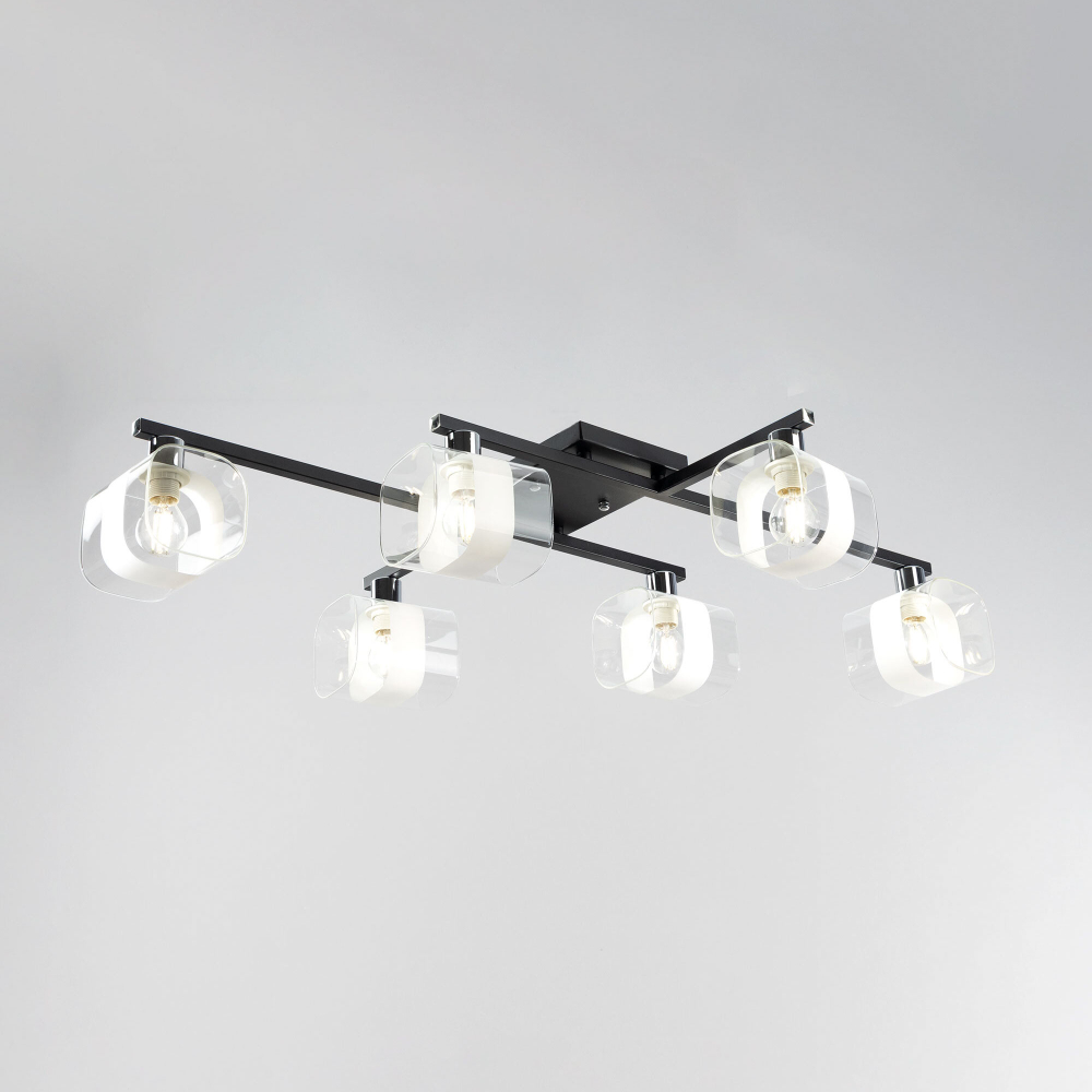 Citilux Вирта CL139165 Люстра потолочная Чёрная Матовая