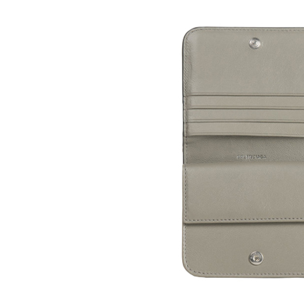 Balenciaga Calfskin Card Holder Women"s Black White