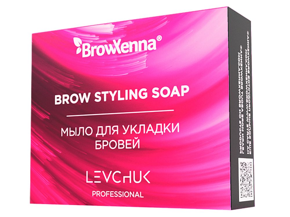 Мыло для бровей BrowXenna® Розовое, Soap pink, 25 г, rus/eng, 1 шт.