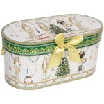 Сахарница 280мл и соусник 270мл керамические»Щелкунчик» в подарочной коробке