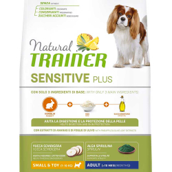 Trainer Dog Adult Small&Toy Sensitive Plus Rabbit - корм для собак карликовых и мелких пород, склонных к аллергии (кролик)