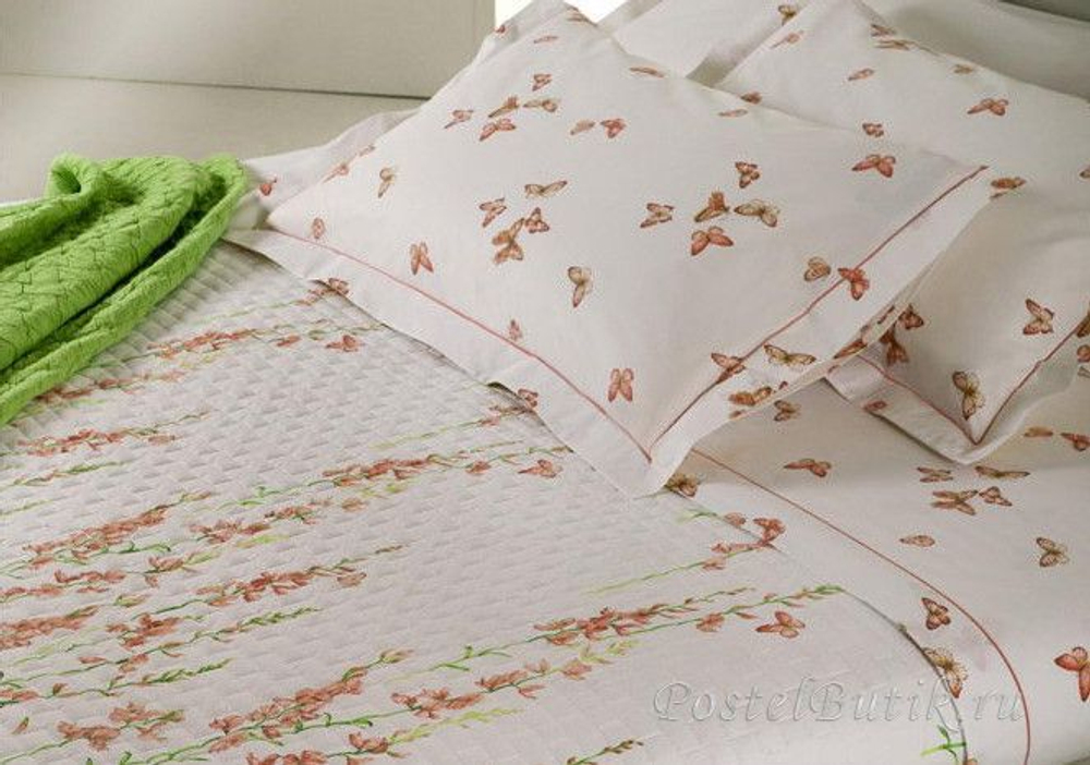 Постельное белье 2 спальное евро макси Mirabello Ginestre белое