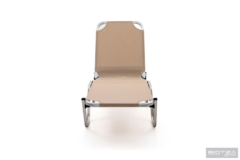 Шезлонг металлический Dias, бежевый