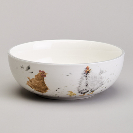САЛАТНИК LEFARD "FUNNY HENS" 16,5*6 СМ 650 МЛ (КОР=24ШТ.)