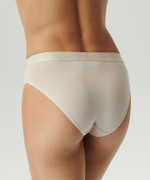 Трусы женские спорт Atlantic, набор из 3 шт., хлопок бежевые + ванильные + светло-голубые, 3CLP-012E