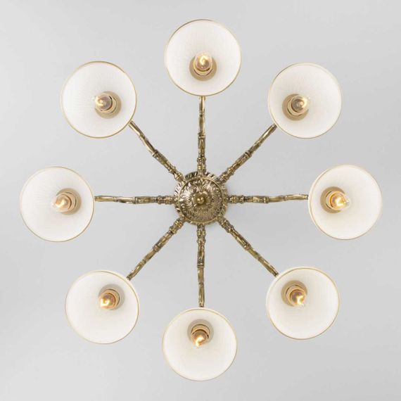 Потолочная люстра Eurosvet Caldera 60106/8 античная бронза