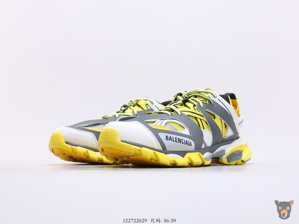 Кроссовки Track Trainers Grey/White/Yellow