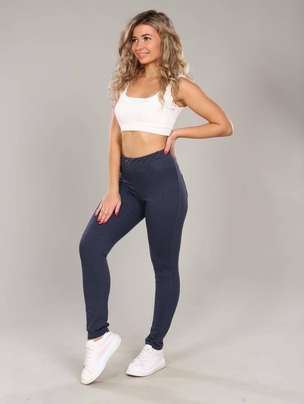 Стрела - брюки индиго Iv-capriz