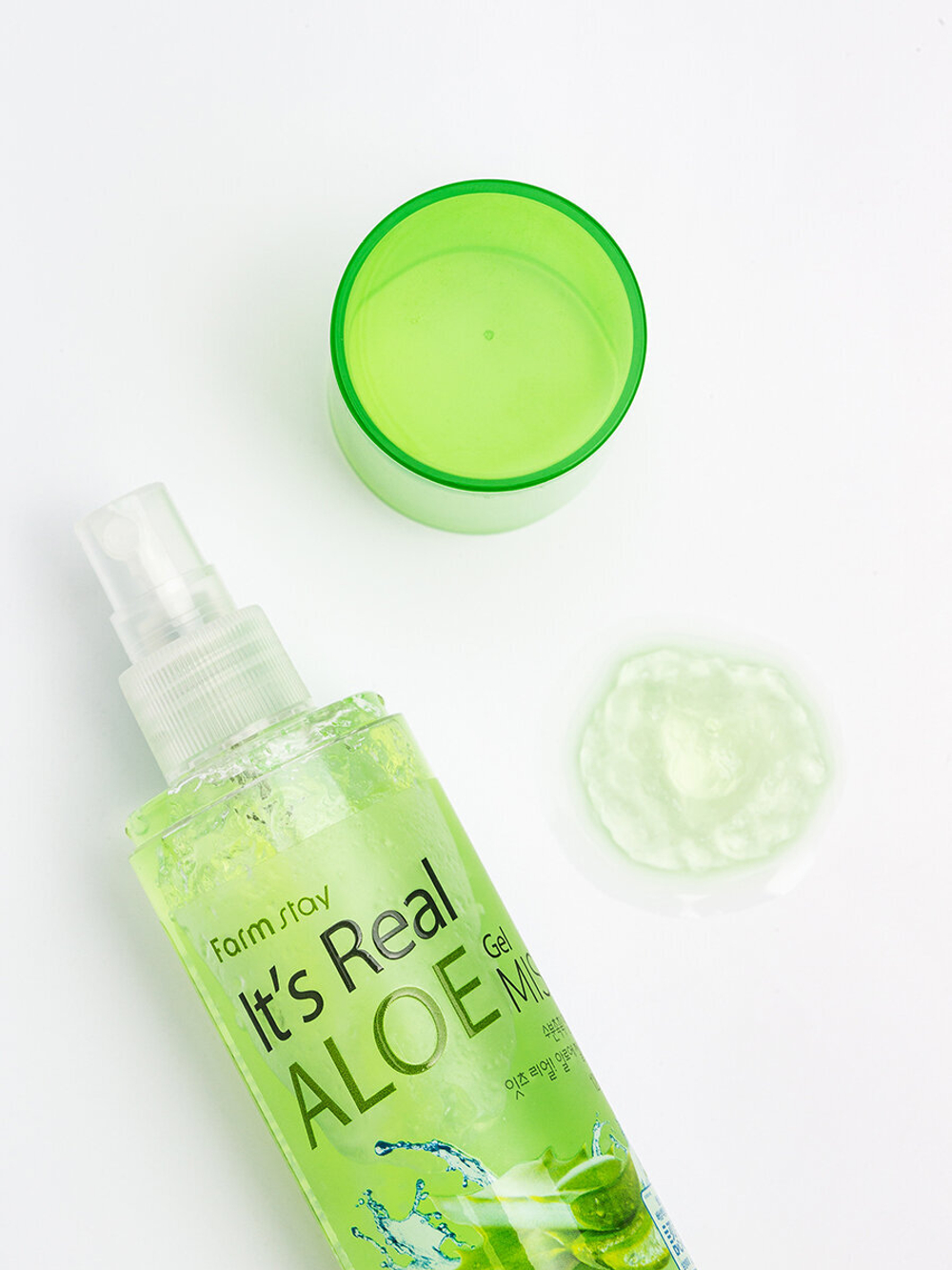 Farmstay Мист для лица с экстрактом алоэ It's Real Aloe Gel 120 мл 150 г 1 шт. флакон с дозатором