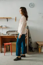 Рубашка Soeurs шёлковая 2 розовая