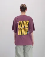 Футболка NTTR Climb Being Сиреневая