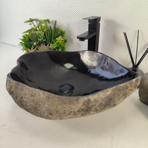 Раковина из речного камня RS-65488 48*42*15 0861
