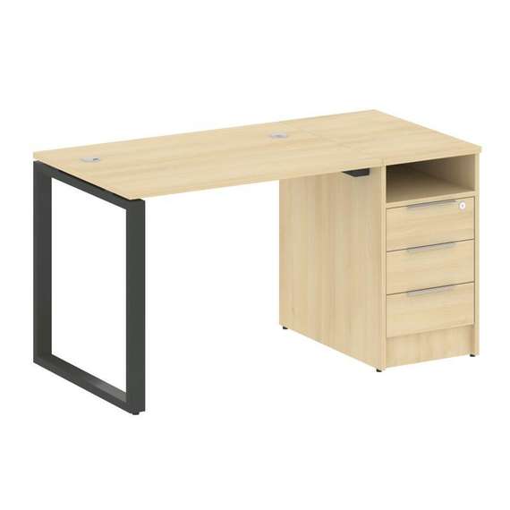 Метал Систем Рабочая станция с тумбой на О-образном м/к БО.РС-СТП-1.1