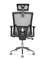 Кресло офисное Норден / Гарда SL / черный пластик / серая сетка / серая ткань / база хром