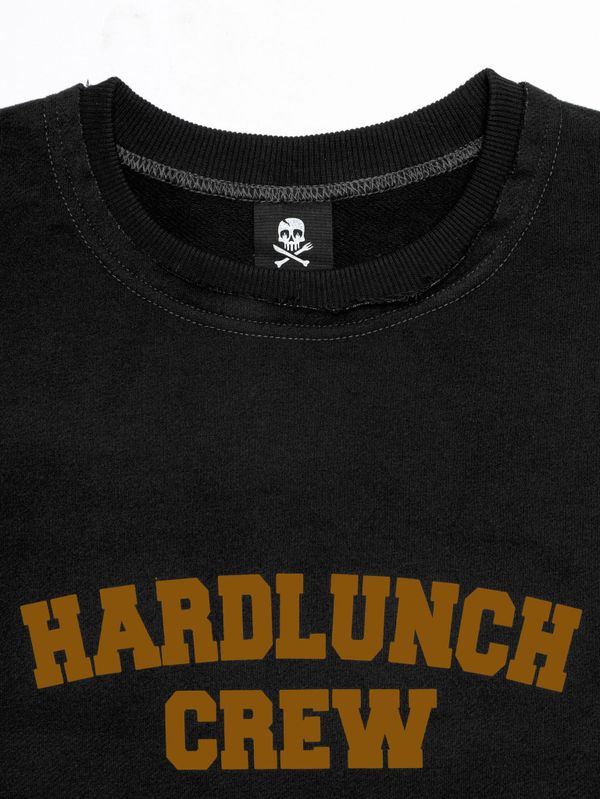 Толстовка Crew с коротким рукавом черная - фото 15