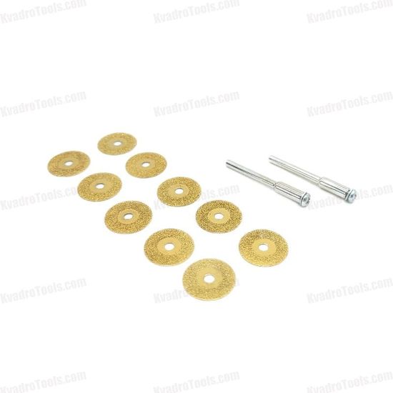 Набор дисков для гравера 25 мм с титановым напылением