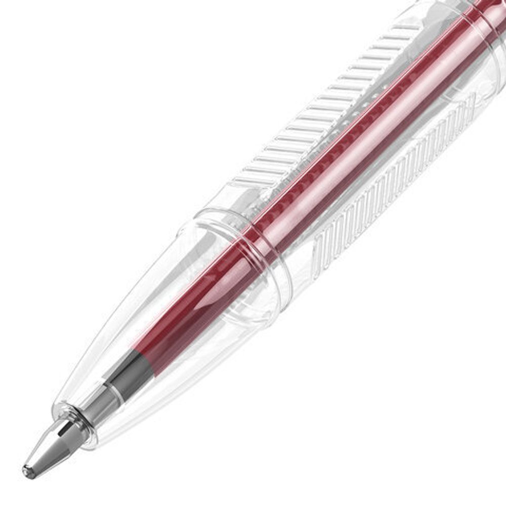 Ручка шариковая BRAUBERG "ULTRA", КРАСНАЯ, узел 1 мм, чернила ГЕРМАНИЯ, наконечник ШВЕЙЦАРИЯ, 143560