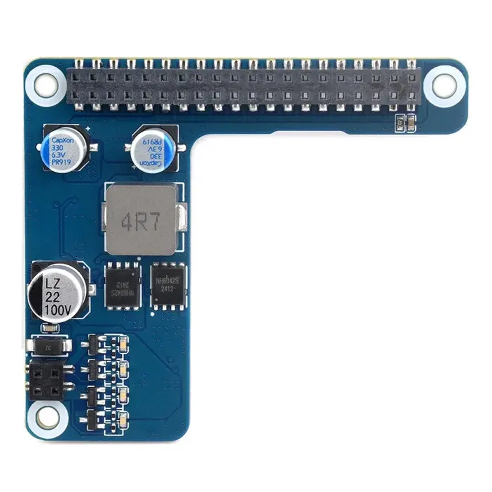 Плата POE HAT (G) для Raspberry Pi 5, 5V/5A Waveshare
