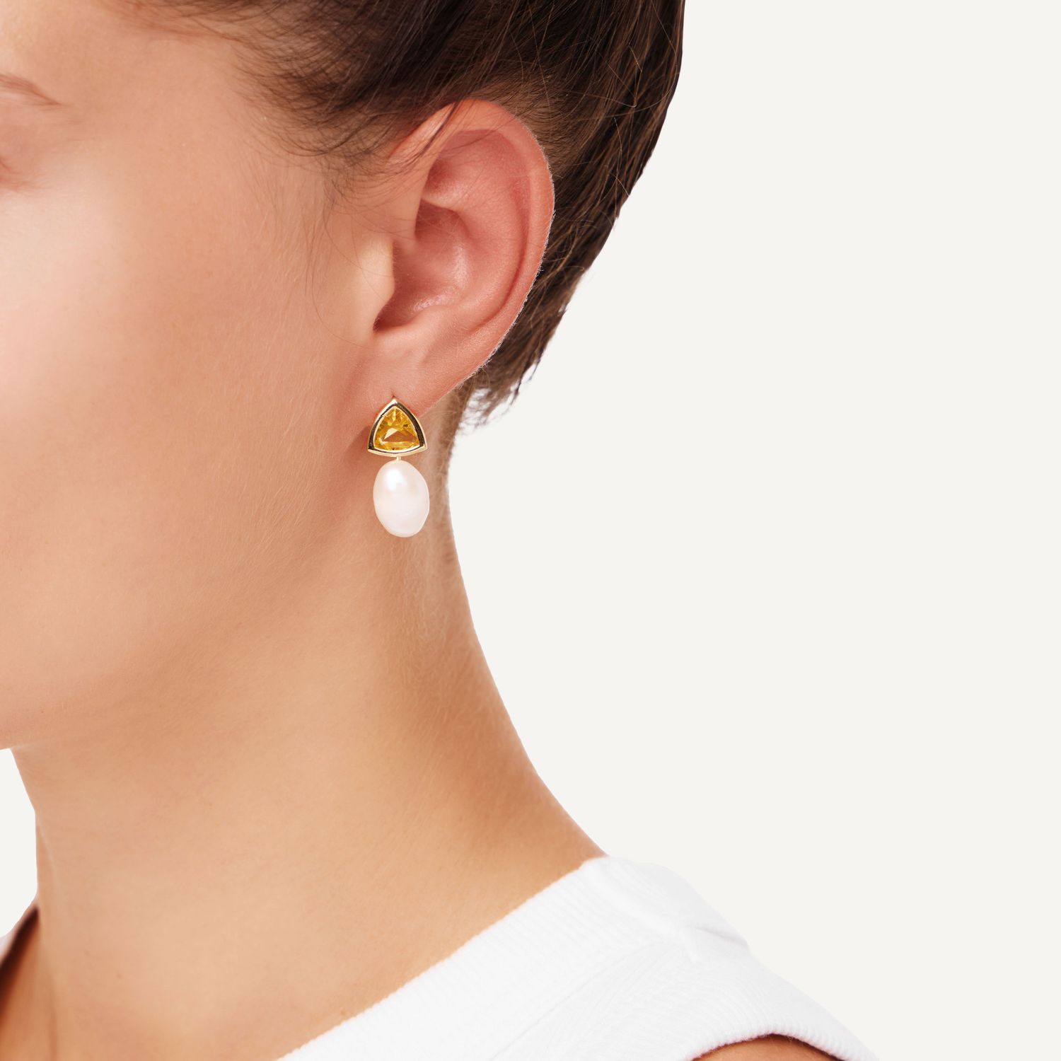 Серьги Pearl Abstraction Earrings