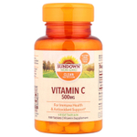 Sundown Naturals, Витамин C, 500 мг, 100 таблеток