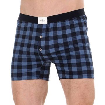 Мужские трусы-шорты синие в клетку Tom Tailor 070513/5608 635