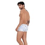 Мужские трусы хипсы серые с принтом Clever HALO LATIN BOXER 122012