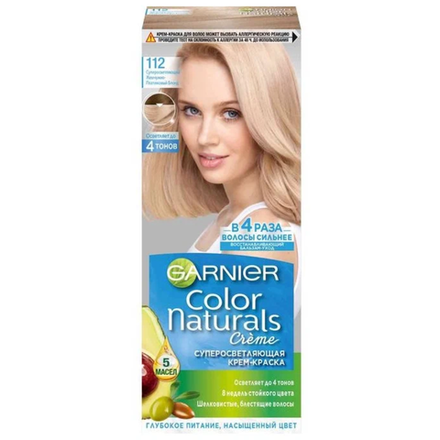 Краска Garnier Сolor Naturals Жемчужно-платиновый блонд 112