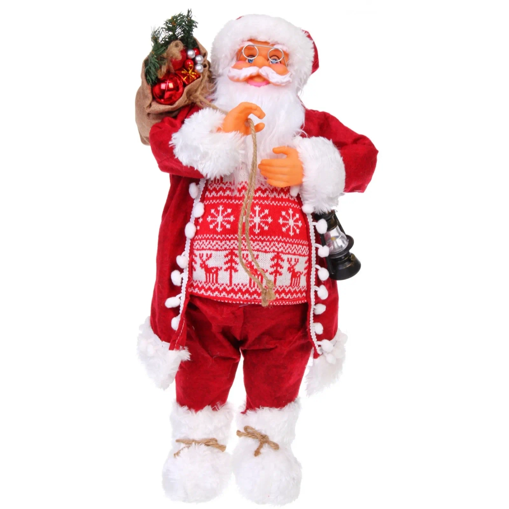 Дед Мороз - Лесовичок «Мир сказок» 60 см, Красный