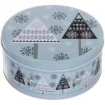 Банка жестяная «Снежинка» 800мл 13,6*7,3см