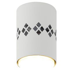 Светильник настенно-потолочный спот ЭРА OL10 LD GX53 WH белый, подсветка 1 W | Накладные светильники