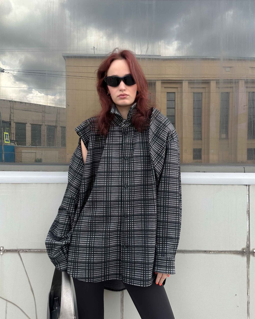 Рубашка Denis Detalov T3 черно-белая