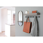 Вешалка oval, 12х60х13 см, коричневая