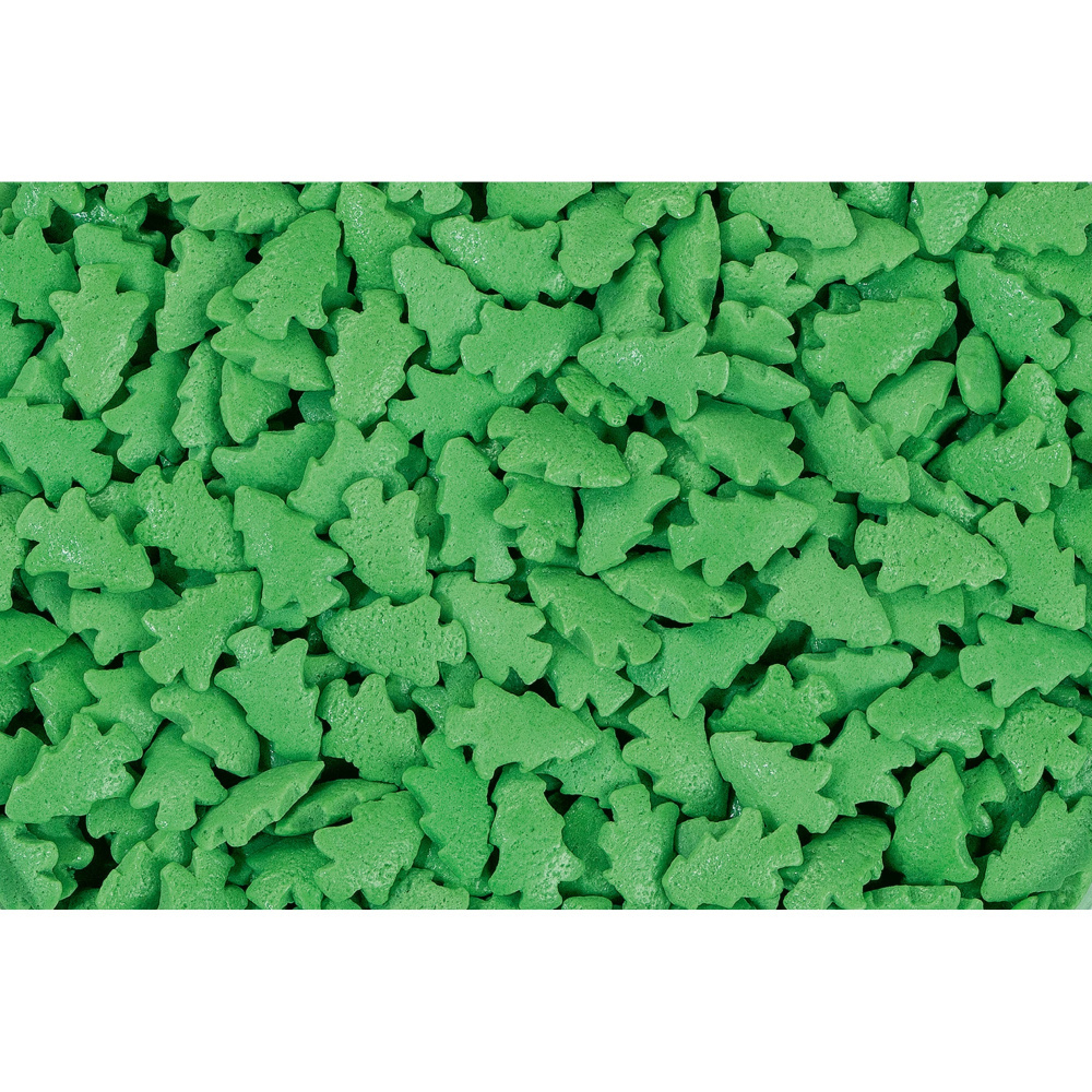 Посыпка кондитерская "Ёлочки зелёные" 40-50г