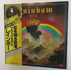 Винтажная виниловая пластинка LP Blackmores Rainbow Rainbow Rising (Japan 1980) (Obi)