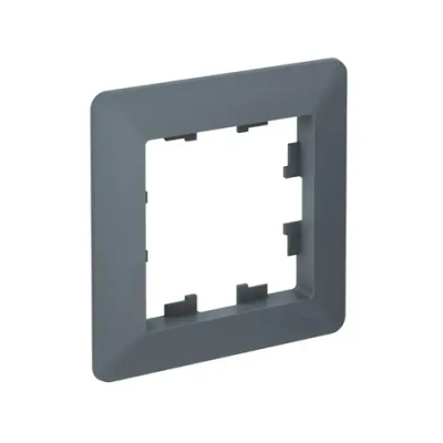 ATLASDESIGN AIR 1-постовая РАМКА, ГРИФЕЛЬ/дымчатый черный