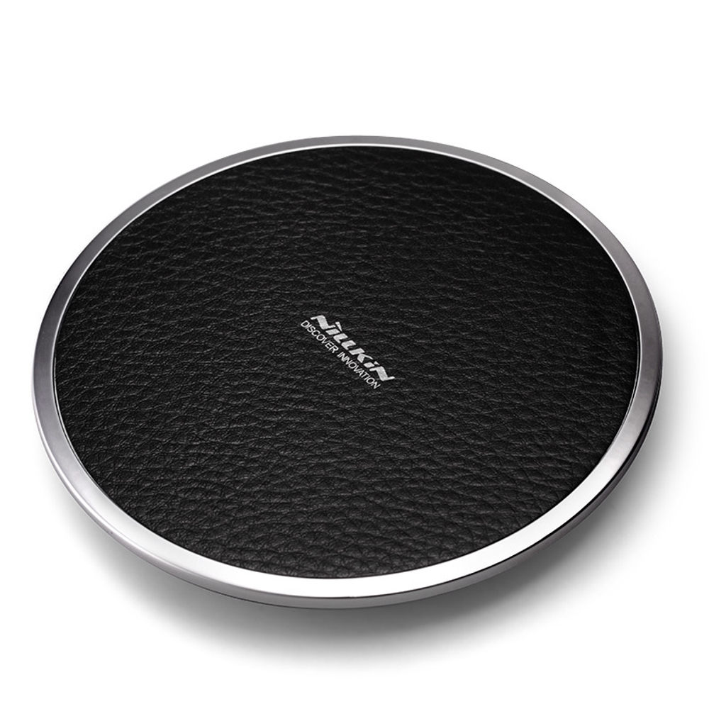 Беспроводная зарядка с имитацией черной кожи Magic Disk 3 от Nillkin