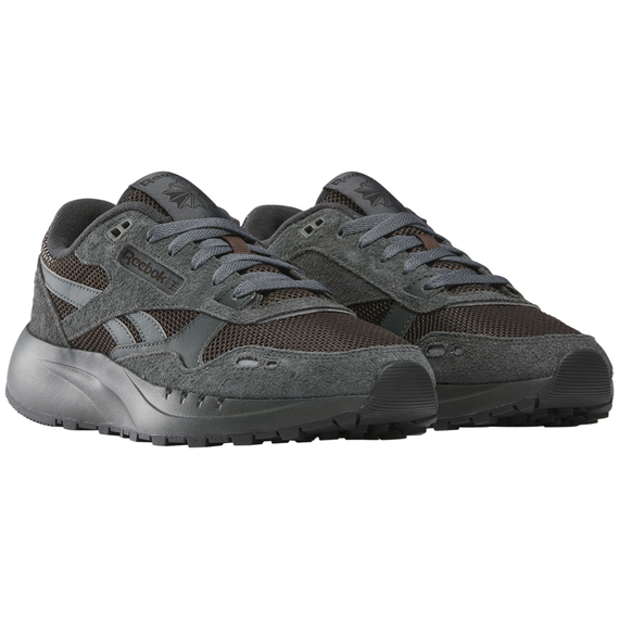 Классические кожаные кроссовки Reebok, Низкие Черные кроссовки