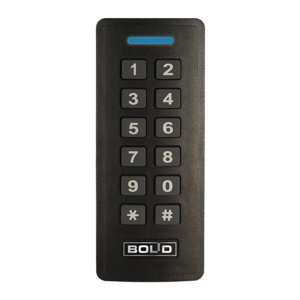ProxyKey-4E - Считыватель клавиатурный и проксимити карт  EM-Marin. Интерфейсы для карт - Wiegand-26 и Wiegand-44, для клавиатуры - Wiegand-4 и Wiegand-8 или эмуляция кода карты. Накладной