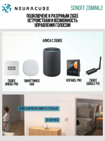 ZigBee Реле Sonoff ZBMINIL2 Extreme 2шт, 6A/1320Вт (Работает с Алисой)